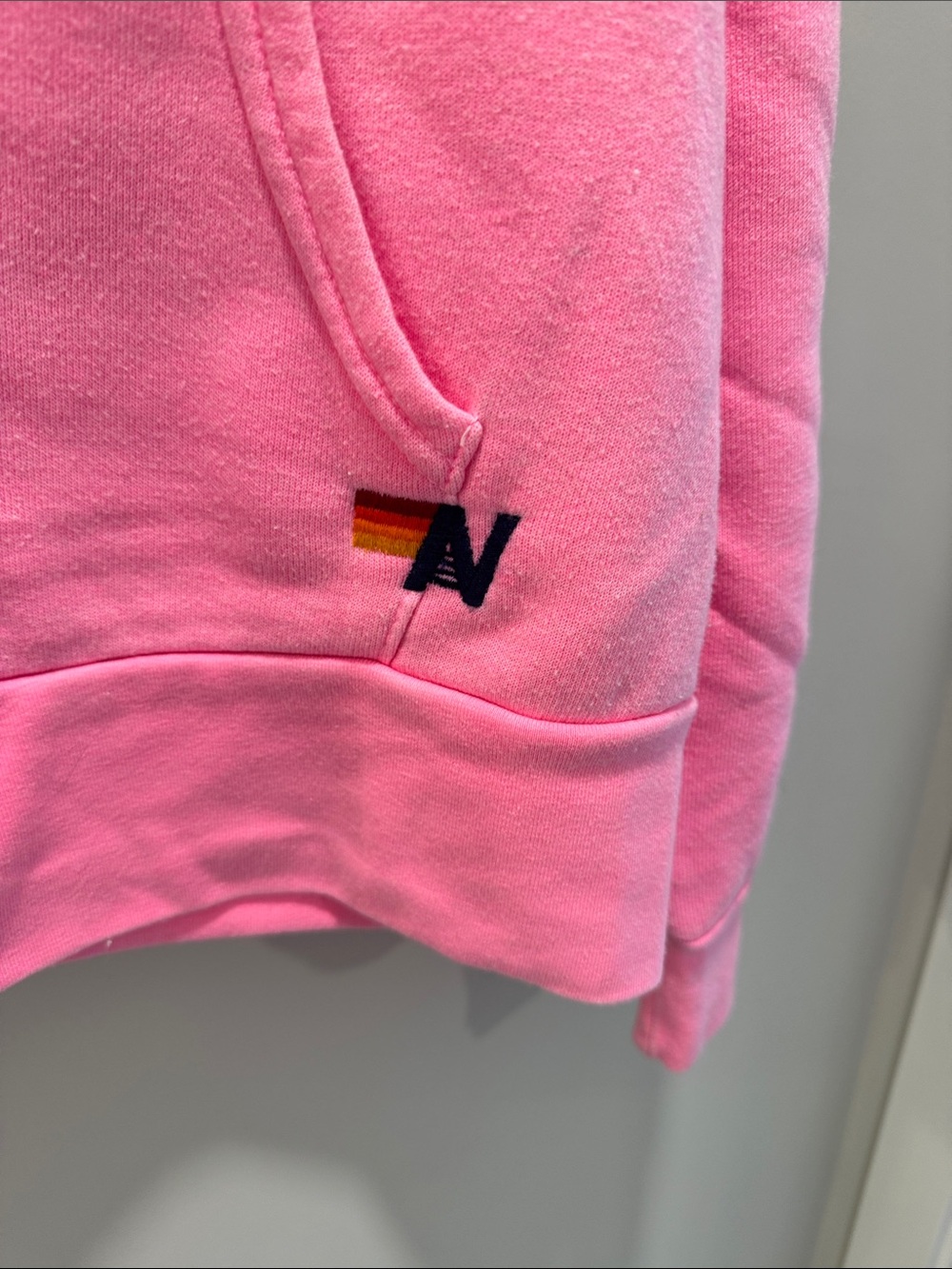 Aviator Nation Zip-Up Hoodie with Classic 5 Stripe Detail - Picture 3 of 5